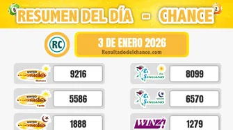 Resultados de Antioqueñita tarde, Chontico Día, Super Astro Sol y todos los chances de ayer sábado 3 de enero de 2026