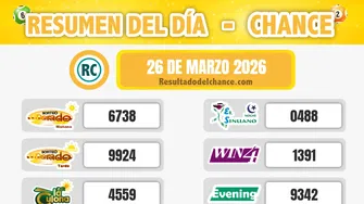 Paisita Día, Antioqueñita tarde, La Fantastica Día y todos los chances del jueves 26 de marzo de 2026