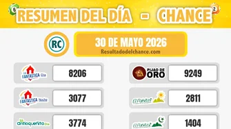 Resultados de Play Four Noche, Antioqueñita Tarde, Paisita Noche y todos los chances del sábado 30 de mayo de 2026