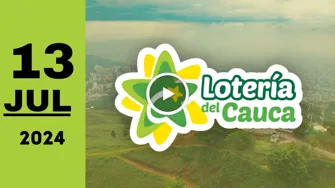 Resultado Lotería del Cauca: último sorteo del sábado 13 de julio de 2024