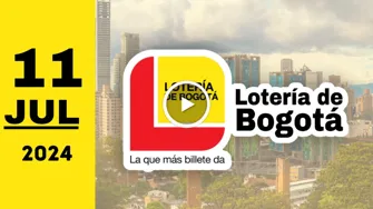 Resultado de Lotería de Bogotá de ayer jueves 11 de julio de 2024