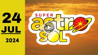 Super Astro Sol: resultado último sorteo del miércoles 24 de julio de 2024