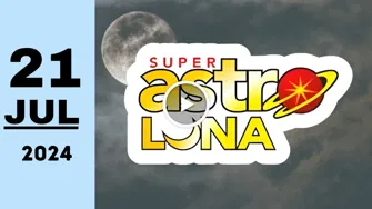 Resultado Super Astro Luna: último sorteo de hoy domingo 21 de julio de 2024
