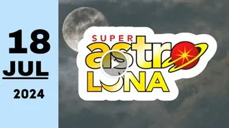 Resultado Super Astro Luna: último sorteo de ayer jueves 18 de julio de 2024