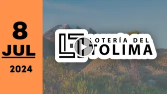 Lotería del Tolima: resultado último sorteo del lunes 8 de julio de 2024