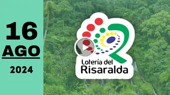 Resultado de Lotería de Risaralda de ayer viernes 16 de agosto de 2024