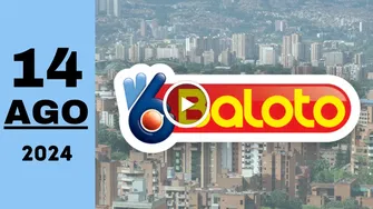 Resultado de Baloto de anoche miércoles 14 de agosto de 2024