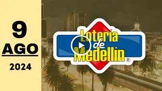 Lotería de Medellín: resultado último sorteo de anoche viernes 9 de agosto de 2024