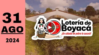 Lotería de Boyacá: resultado último sorteo de anoche sábado 31 de agosto de 2024