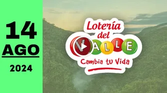 Lotería del Valle: resultado último sorteo del miércoles 14 de agosto de 2024