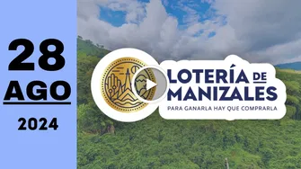 Resultado Lotería de Manizales: último sorteo de ayer miércoles 28 de agosto de 2024