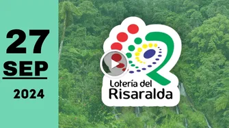 Lotería de Risaralda: resultado último sorteo de anoche viernes 27 de septiembre de 2024