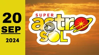 Super Astro Sol: resultado último sorteo chance del viernes 20 de septiembre de 2024