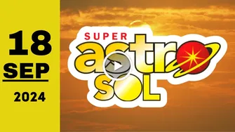 Resultado Super Astro Sol: último sorteo chance del miércoles 18 de septiembre de 2024