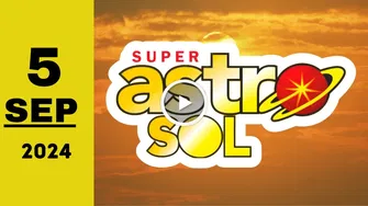 Super Astro Sol: resultado último sorteo del jueves 5 de septiembre de 2024