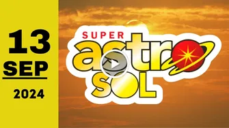 Resultado Super Astro Sol: último sorteo chance de hoy viernes 13 de septiembre de 2024