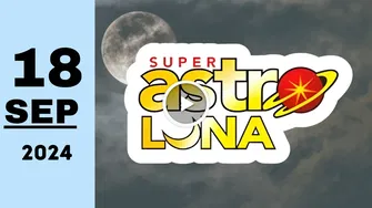 Chance Super Astro Luna: resultado último sorteo de anoche miércoles 18 de septiembre de 2024