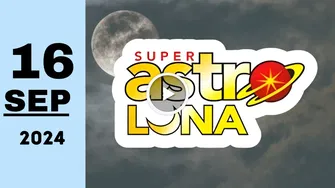 Super Astro Luna: resultado último sorteo de hoy lunes 16 de septiembre de 2024