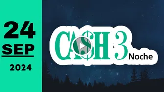 Resultado de Cash Three Noche de hoy martes 24 de septiembre de 2024