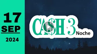 Cash Three Noche: resultado último sorteo chance de hoy martes 17 de septiembre de 2024