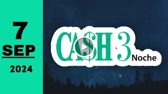 Resultado Chance Cash Three Noche: último sorteo de hoy sábado 7 de septiembre de 2024