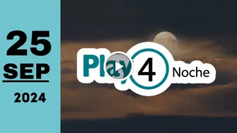 Resultado de Chance Play Four Noche del miércoles 25 de septiembre de 2024