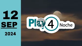 Resultado de Chance Play Four Noche de hoy jueves 12 de septiembre de 2024