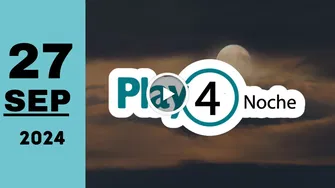 Chance Play Four Noche: resultado último sorteo del viernes 27 de septiembre de 2024