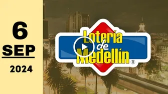 Resultado Lotería de Medellín: último sorteo del viernes 6 de septiembre de 2024