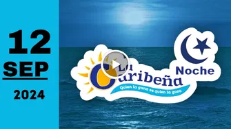 La Caribeña Noche: resultado último sorteo de ayer jueves 12 de septiembre de 2024