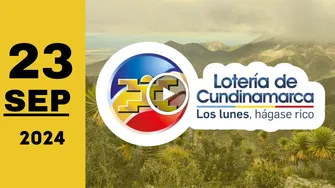 Resultado Lotería de Cundinamarca: último sorteo de ayer lunes 23 de septiembre de 2024