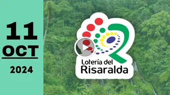 Resultado de Lotería de Risaralda de hoy viernes 11 de octubre de 2024