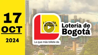 Resultado de Lotería de Bogotá de anoche jueves 17 de octubre de 2024