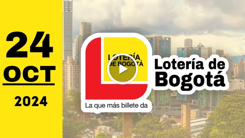 Lotería de Bogotá: resultado último sorteo del jueves 24 de octubre de 2024