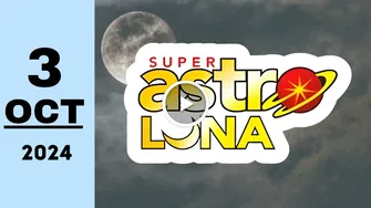 Resultado Super Astro Luna: último sorteo chance del jueves 3 de octubre de 2024