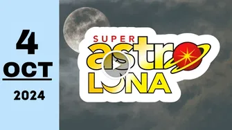 Resultado Super Astro Luna: último sorteo de anoche viernes 4 de octubre de 2024