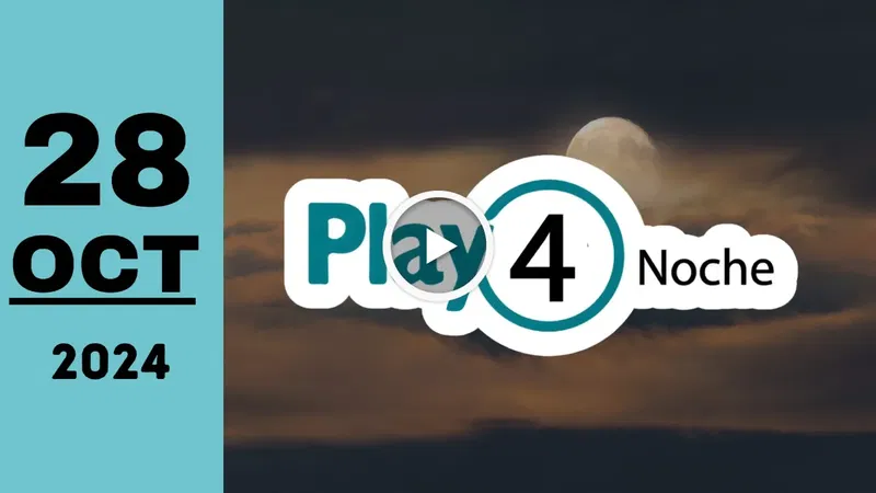 Chance Play Four Noche: resultado último sorteo de hoy lunes 28 de octubre de 2024