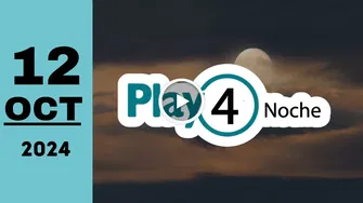 Chance Play Four Noche: resultado último sorteo del sábado 12 de octubre de 2024