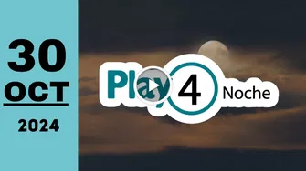 Chance Play Four Noche: resultado último sorteo de hoy miércoles 30 de octubre de 2024