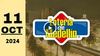 Resultado de Lotería de Medellín de hoy viernes 11 de octubre de 2024