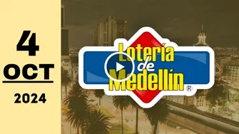 Lotería de Medellín: resultado último sorteo del viernes 4 de octubre de 2024