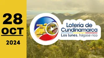 Resultado Lotería de Cundinamarca: último sorteo de anoche lunes 28 de octubre de 2024