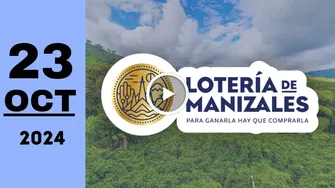 Resultado de Lotería de Manizales de ayer miércoles 23 de octubre de 2024