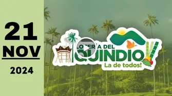 Resultado Lotería del Quindío: último sorteo del jueves 21 de noviembre de 2024