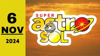 Resultado de Super Astro Sol chance de hoy miércoles 6 de noviembre de 2024