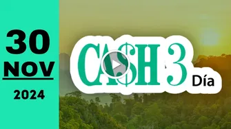 Resultado de Chance Cash Three Día de hoy sábado 30 de noviembre de 2024