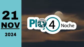 Play Four Noche: resultado último sorteo de hoy jueves 21 de noviembre de 2024