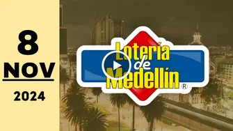 Resultado Lotería de Medellín: último sorteo de ayer viernes 8 de noviembre de 2024