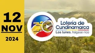 Resultado Lotería de Cundinamarca: último sorteo de ayer martes 12 de noviembre de 2024