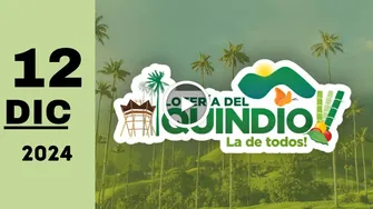 Resultado Lotería del Quindío: último sorteo de hoy jueves 12 de diciembre de 2024